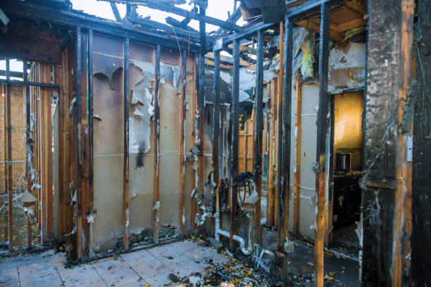 Professional Fire Damage Removal technician working in Braddock Heights, MD